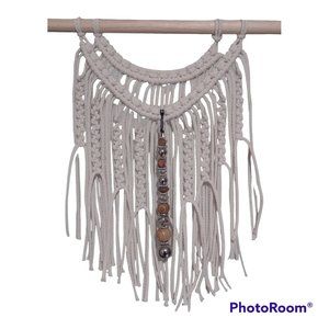 Small, Handmade Macrame wall hanging